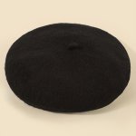 1PC Solid Color Y2K Style Warm Breathable Fashionable And Versatile Beret For Men And Women Suitable For Daily Outdoor Wear. Ide