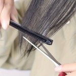 1PC Professional V-shaped Hair Styling Comb Bohemian Style For Messy Finishing & Straightening Hair Cutting Tool With Unique Des
