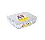 Pyrex Daily Rect Dish With Plastic Lid 25X20CM – 2.25LT