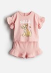 2-PIECE Printed Jersey Set - Pink The Lion King