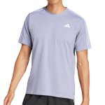 Adidas Own The Run 3-STRIPES Purple Tee