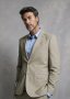 Tailored Fit Stretch Wool Suit Jacket