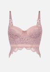 Heather Padded Demi Ll - Elderberry