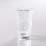Galateo - Deco Hand Pressed Hi Ball Glass Set Of 4 - 450ML