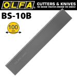 Scraper Blades X10 For Xsr Series 100MMX0.5MM