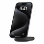 Belkin Boostcharge Magnetic Foldable QI2 Wireless Charger 15W Magsafe Compatible QI2 Fast Charging For Iphone 16/15/14/13 Series Support Standby Mode Power Supply Included - Black