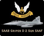 Saab Gripen D 2 Sqn Saaf Mouse Pad