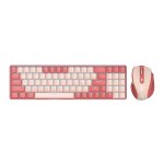 Redragon BS8772 Wireless Keyboard And Mouse Combo - RED PINK-RD-BS-8772RP