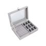 Flannel Jewelry Box Grey