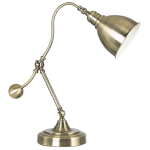 Crescent Brass Table Lamp