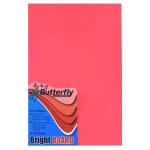 No Brand P board A4 Bright Red 10PK