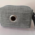 Portable Dog Poop Bag Holder And Dispenser Outdoor Dog Garbage Bag Storage Bag With Zipper Design