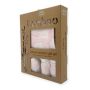 3 Piece Newborn Baby Gift Set - Pink