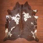 Aas Grade Cow Hide 517 Brown white XL - Extra Large Brown white Panelled