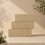 Silvergrey Travertine Face Brick – Fbx