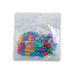 Fashion Hair Dreadlock Beads 50 Pack - Assorted