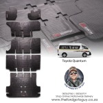 Toyota Quantum Custom Rubber Floor Mats For
