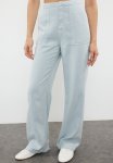 High Waist Pants - Light Blue