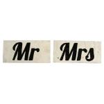 Signs Words Mr & Mrsblack & White