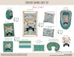 Cot Duvet Bedding Cruiser Safari Grey Set