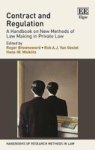 Contract And Regulation - A Handbook On New Methods Of Law Making In Private Law Hardcover