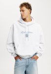 Cotton On Box Fit Graphic Hoodie - Athletic Marle royal Deluxe