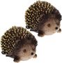 2PCS Miniature Figurines For Garden Decor Charming Outdoor For Plant Pots