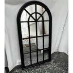 Panel Style House Arch Mirror Glass