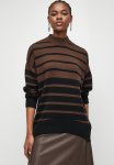 Superbalist 100% Cotton Stripe Crew Neck - Choc Stripe