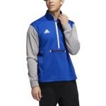 Adidas Men's Team Issue 1 4 Zip Royal grey LG