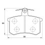 Kbc Brake Pads Front For Alfa Audi Lancia Volkswagen - Spares Direct