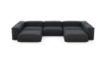 U-shape Sofa - Linen - Anthracite - 377CM X 220CM