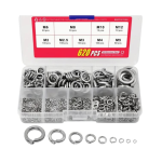 620PCS 304 Stainless Steel Spring Lock Washers