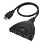 3 Port HDMI Switch 3D HDMI Splitter W/ Pigtail For Blu-ray PS3 PS4