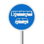 Buses And Midi-buses Only Road Sign R135