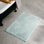 Non-slip Cotton Pattern Bath Mat Duck Egg