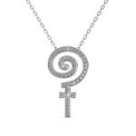 DESTINY Mary Halo Necklace With Swarovski Crystals
