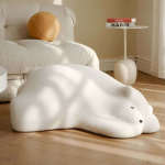 Polar Bear Floor Cushion - Pink