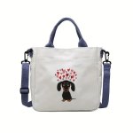 Dachshund Print Shoulder Bag 2 HSB14