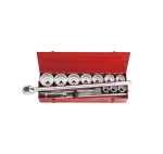 Socket Set 14PC 1" 36-80MM 12PT