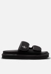 Calvin Klein Double Bar Sandal Mtl - Black