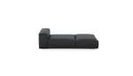 Lounger - Linen - Anthracite - 220CM X 105CM