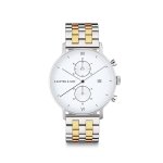 Chrono Small Silver "bicolor-steel