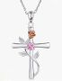 Saintly Pink Tourmaline/october Birthstone Immortality Necklace
