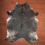 Aas Grade Cow Hide 447 Black white XL - Extra Large Black white Speckled