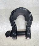 D Shackle Heavy Duty Black
