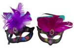 Masquerade Mardi Gras Feather Mask