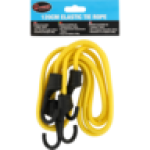 Yellow Round Elastic Tie Strap 1.2M