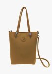 Jo Borkett Ida Nu Buck Ladies Tote Handbag Camel - Ys Travel Bags