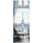 Tear Resistant Door Print Paris Balcony